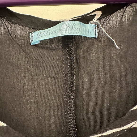 Blue sky clothing bamboo tunic tank top EUC thin and breezy - Picture 7 of 10